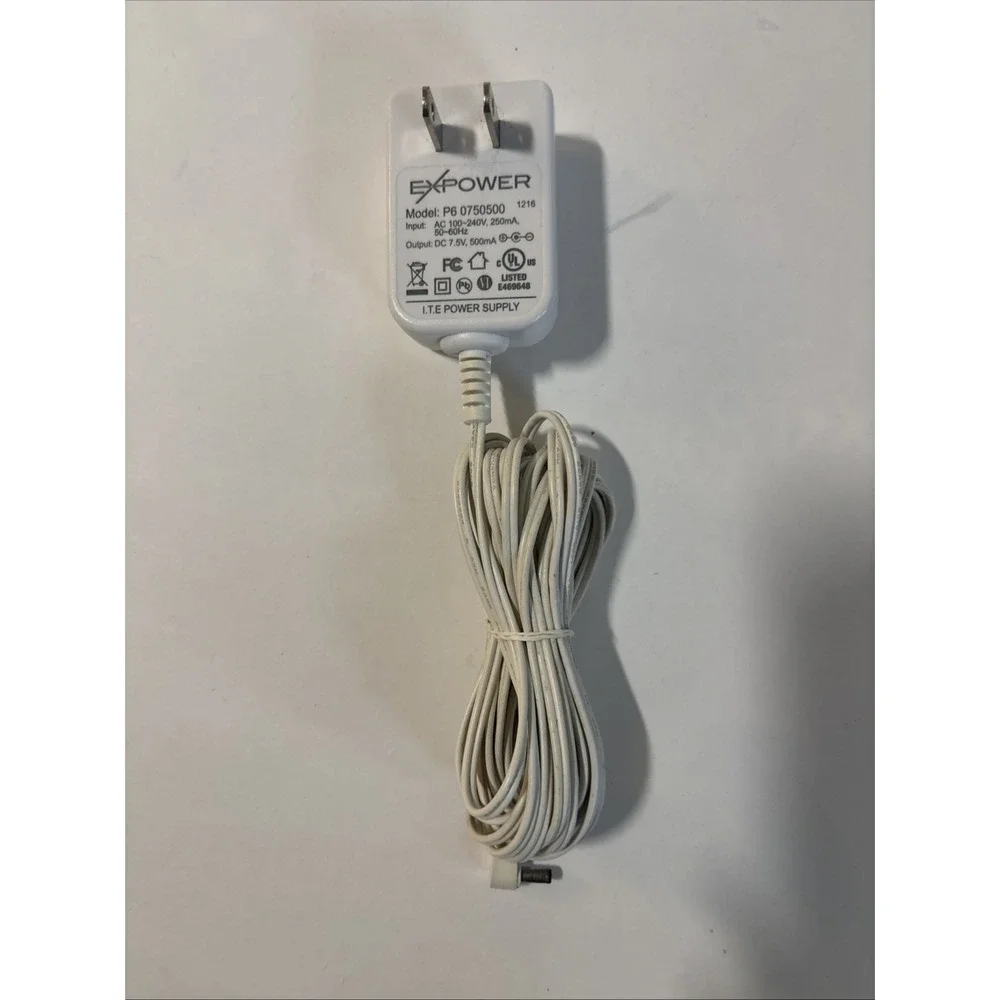 Adapter for Many Infant Baby Monitors EXPOWER P6 0750500 Good Condition